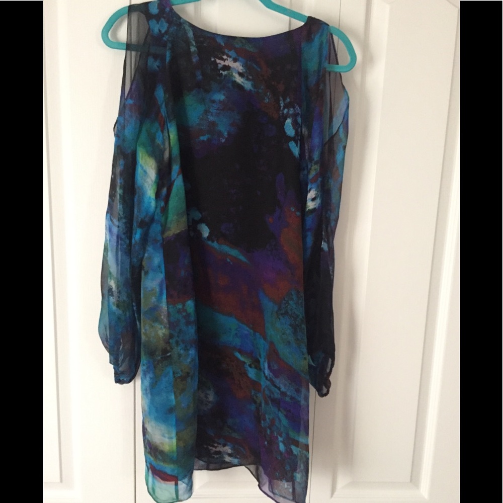 Beautiful chiffon overlay dress for Spring/Summer